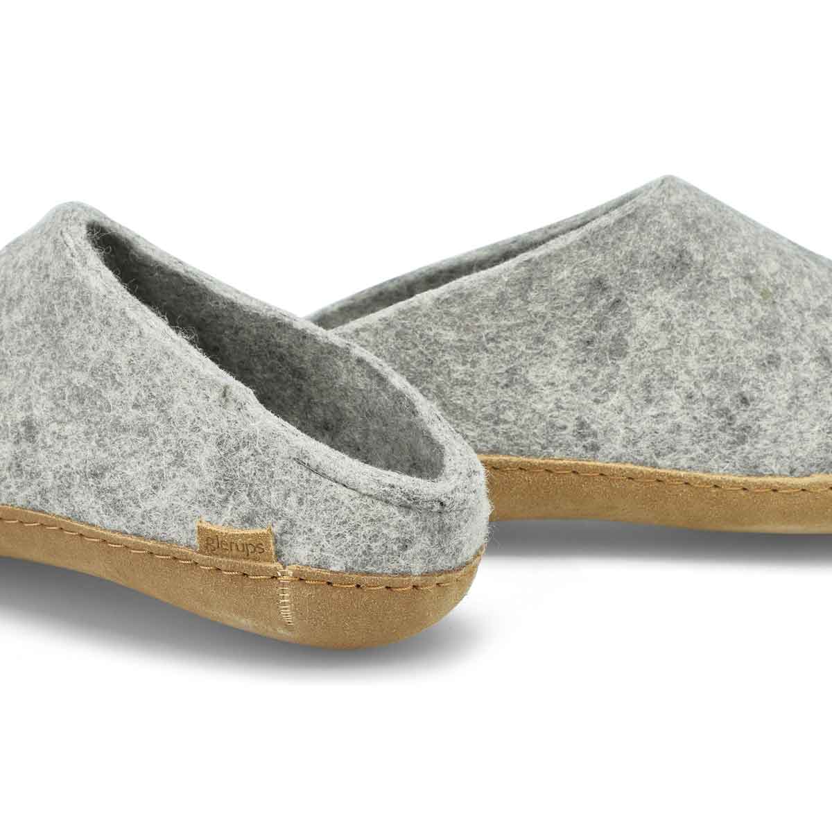 Men's Model B Open Back Slipper - Grey