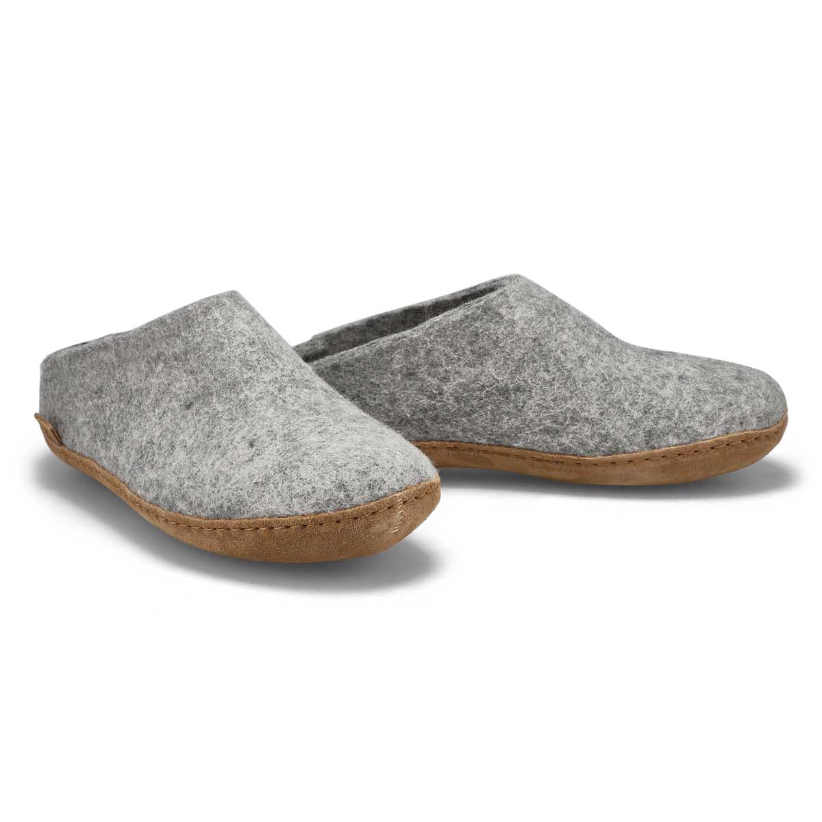 Women's Model B Open Back Slipper - Grey