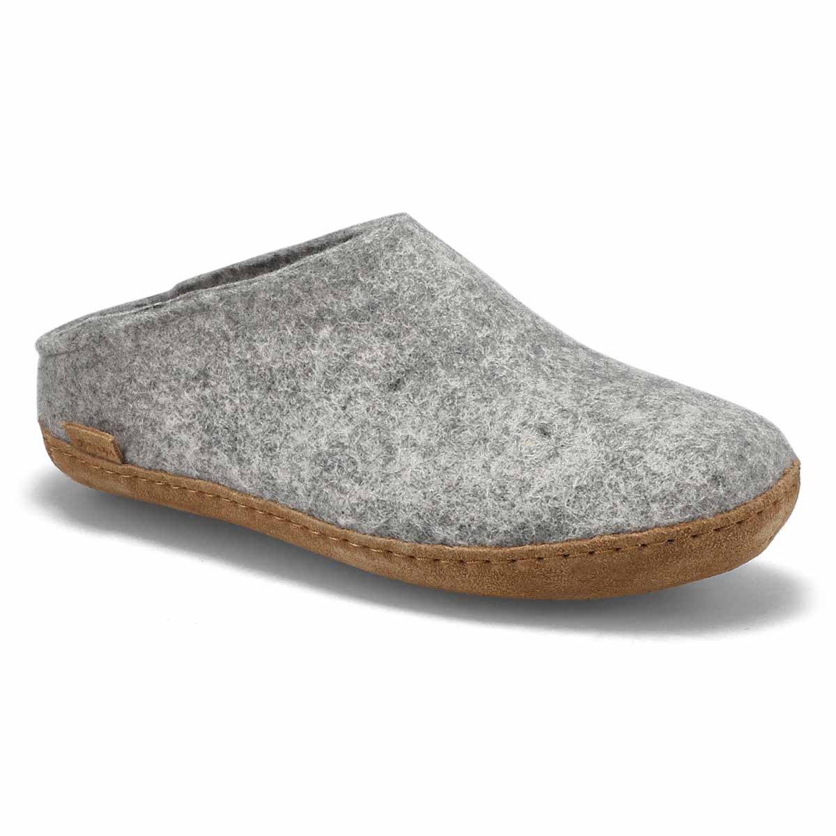 Women's Model B Open Back Slipper - Grey