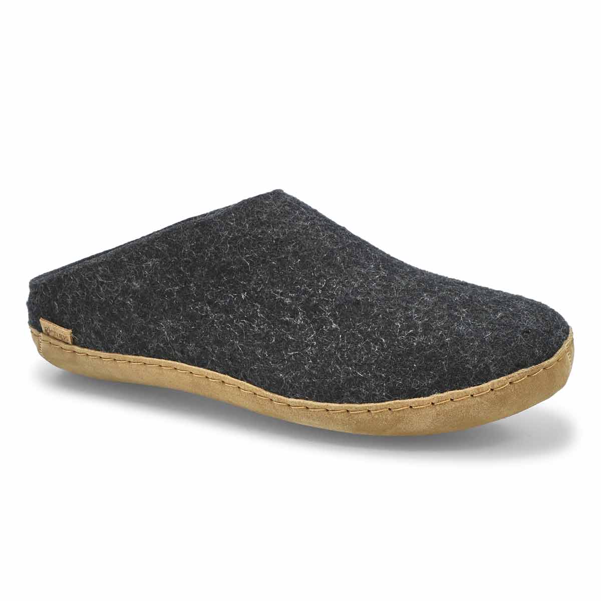 Men's Model B Open Back Slipper - Charcoal