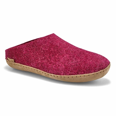 Mns Model B Open Back Slippers - Cranberry