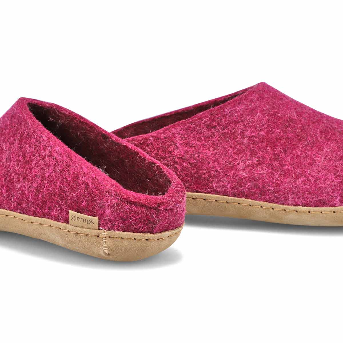 Men's Model B Open Back Slipper - Cranberry