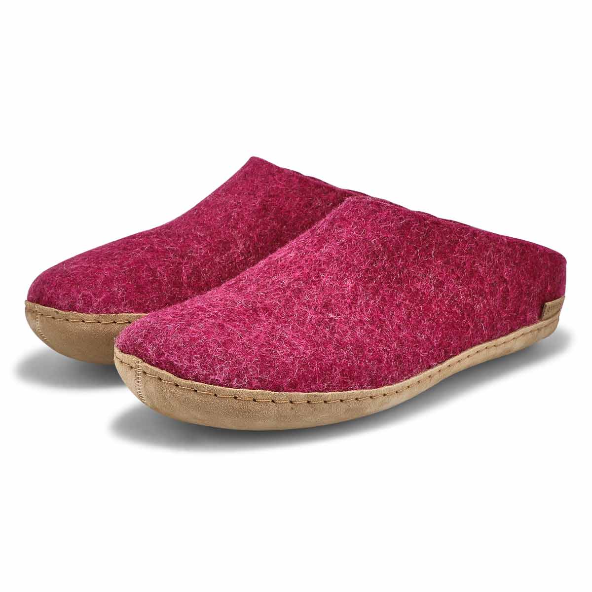 Men's Model B Open Back Slipper - Cranberry