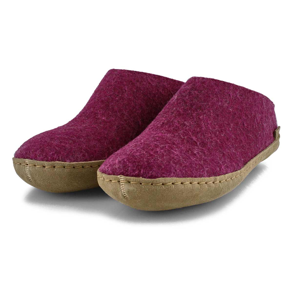 Women's Model B Open Back Slipper - Cranberry