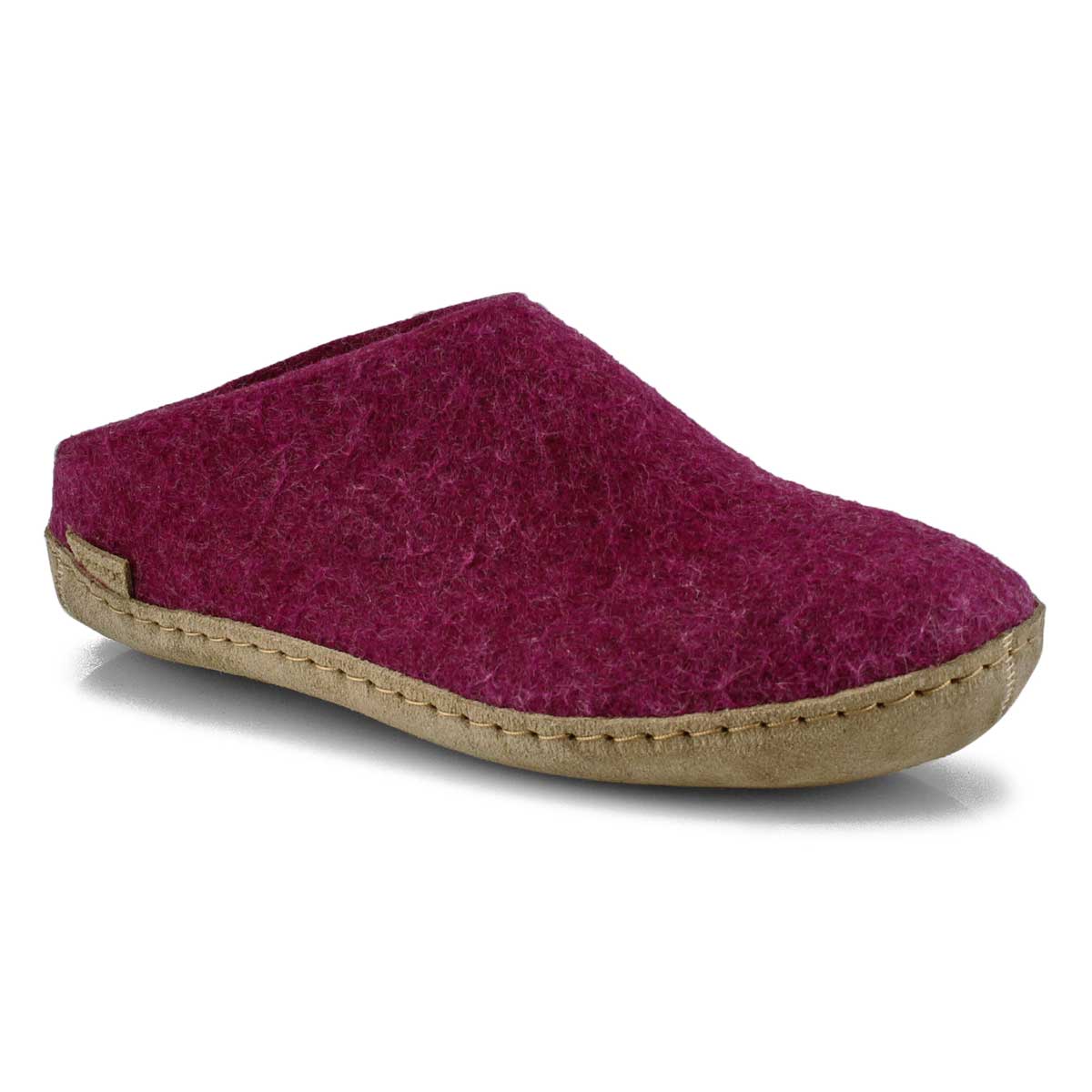 Women s Model B Open Back Slipper Cranberry