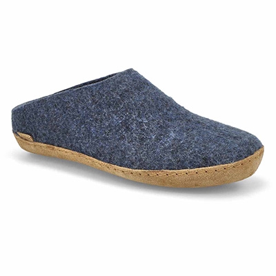 Mns Model B Open Back Slipper - Denim