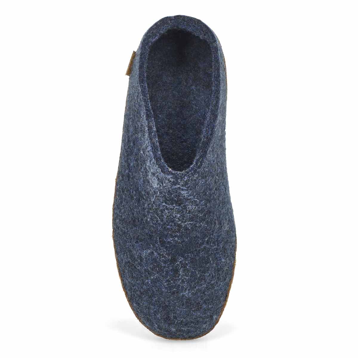 Men's Model B Open Back Slipper - Charcoal