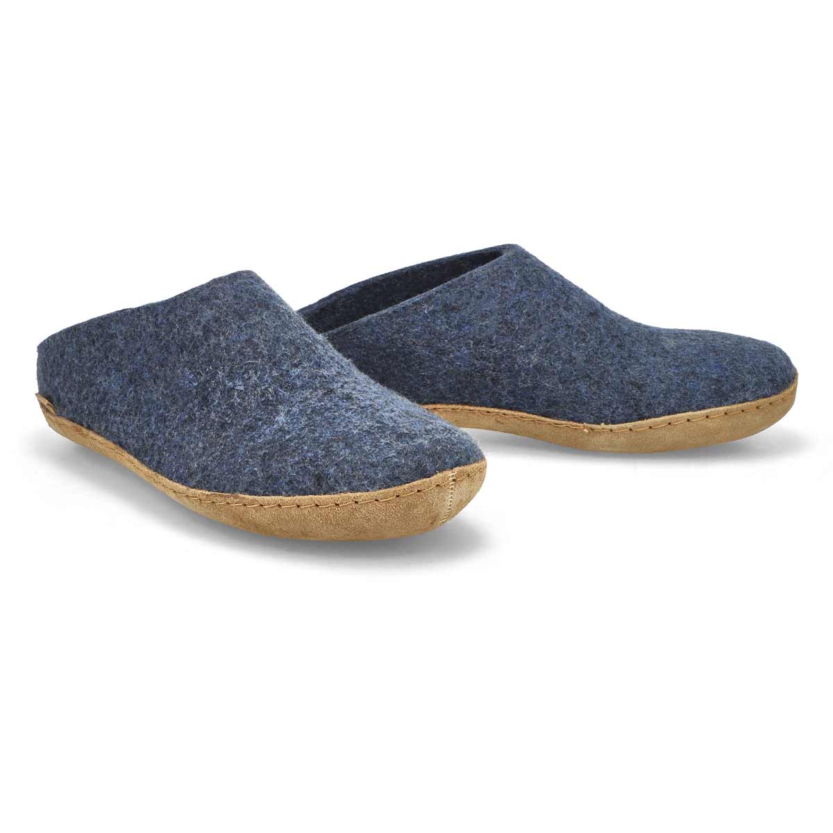 Men's Model B Open Back Slipper - Charcoal