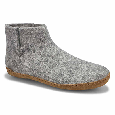 Pantoufle-bottine Model G, gris, hommes