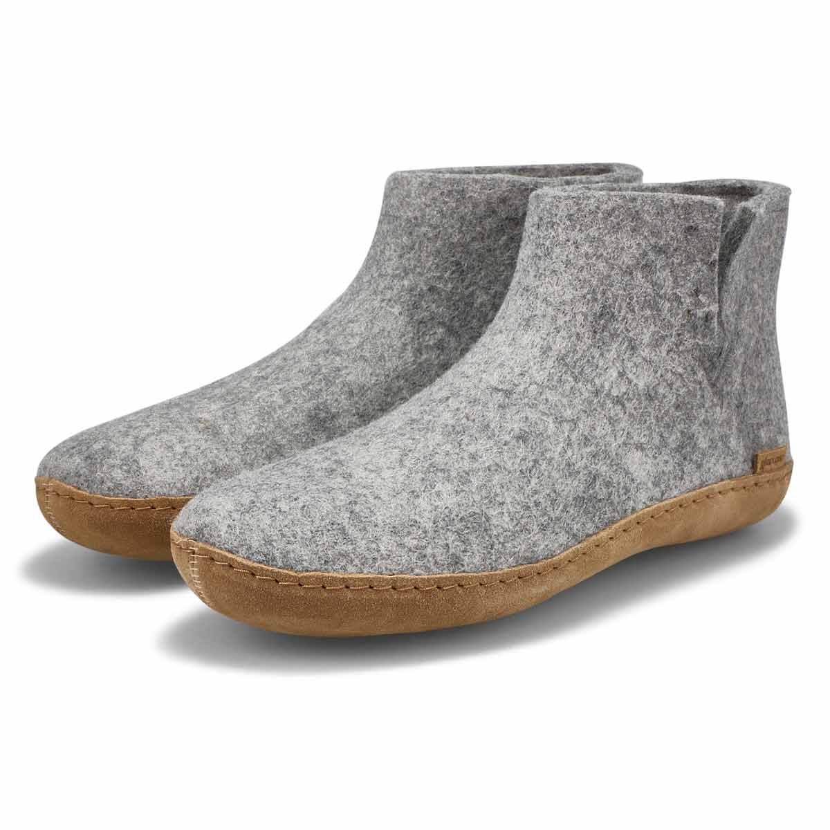 Pantoufles-bottines MODEL G, gris, hommes