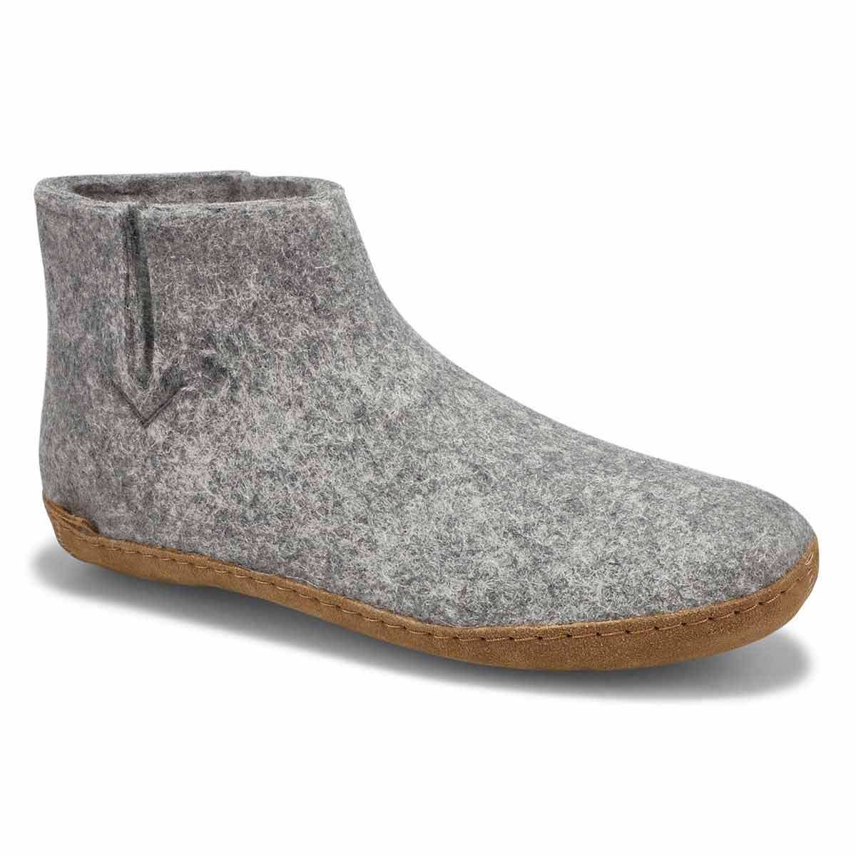 Pantoufles-bottines MODEL G, gris, hommes