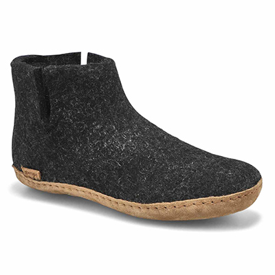 Lds Model G Boot Slippers - Charcoal