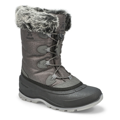 Botte d'hiver imperméable Momentum 3, anthracite, femmes