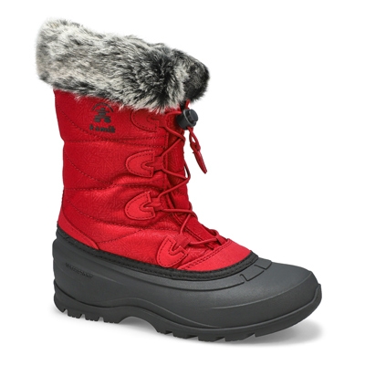 Botte d'hiver imp. Momentum3, rouge, fem