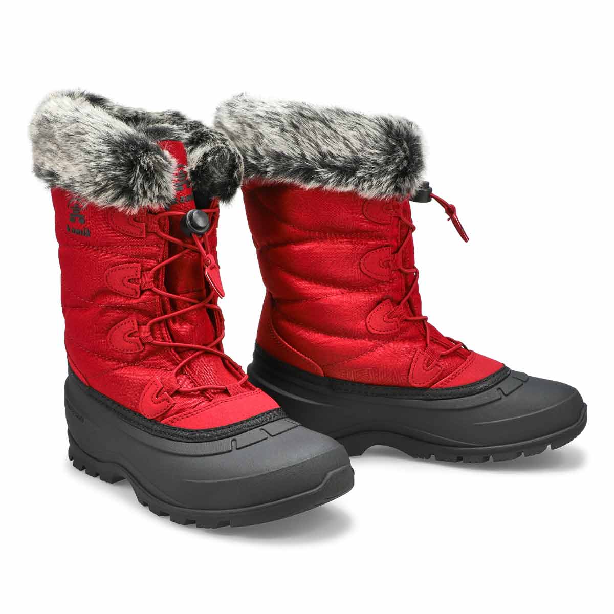 Bottes d'hiver imp. MOMENTUM 3, rouge, femmes