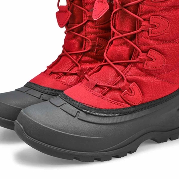 Bottes d'hiver imp. MOMENTUM 3, rouge, femmes