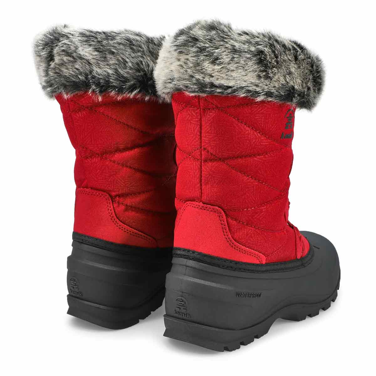 Bottes d'hiver imp. MOMENTUM 3, rouge, femmes