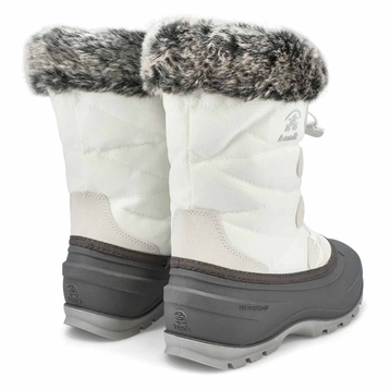 Botte d'hiver imperméable MOMENTUM 3, blanc, femme