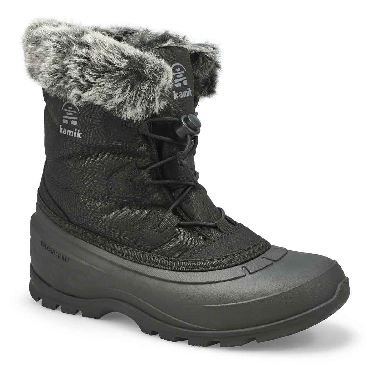 Botte d'hiver imperméable MOMENTUM L2, noir, femmes