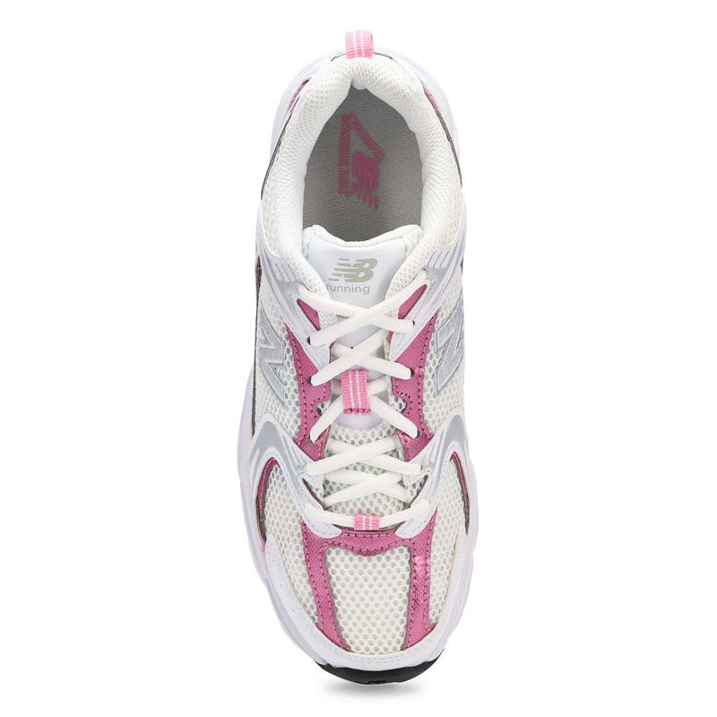 Women's 530 Lace Up Sneaker - White/Pink