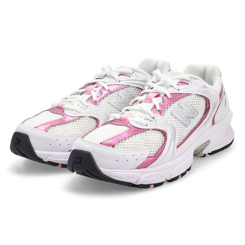Women's 530 Lace Up Sneaker - White/Pink