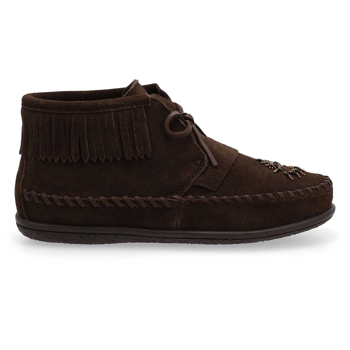 Women's SoftMoc Mystique Fringe Bootie - Chocolate