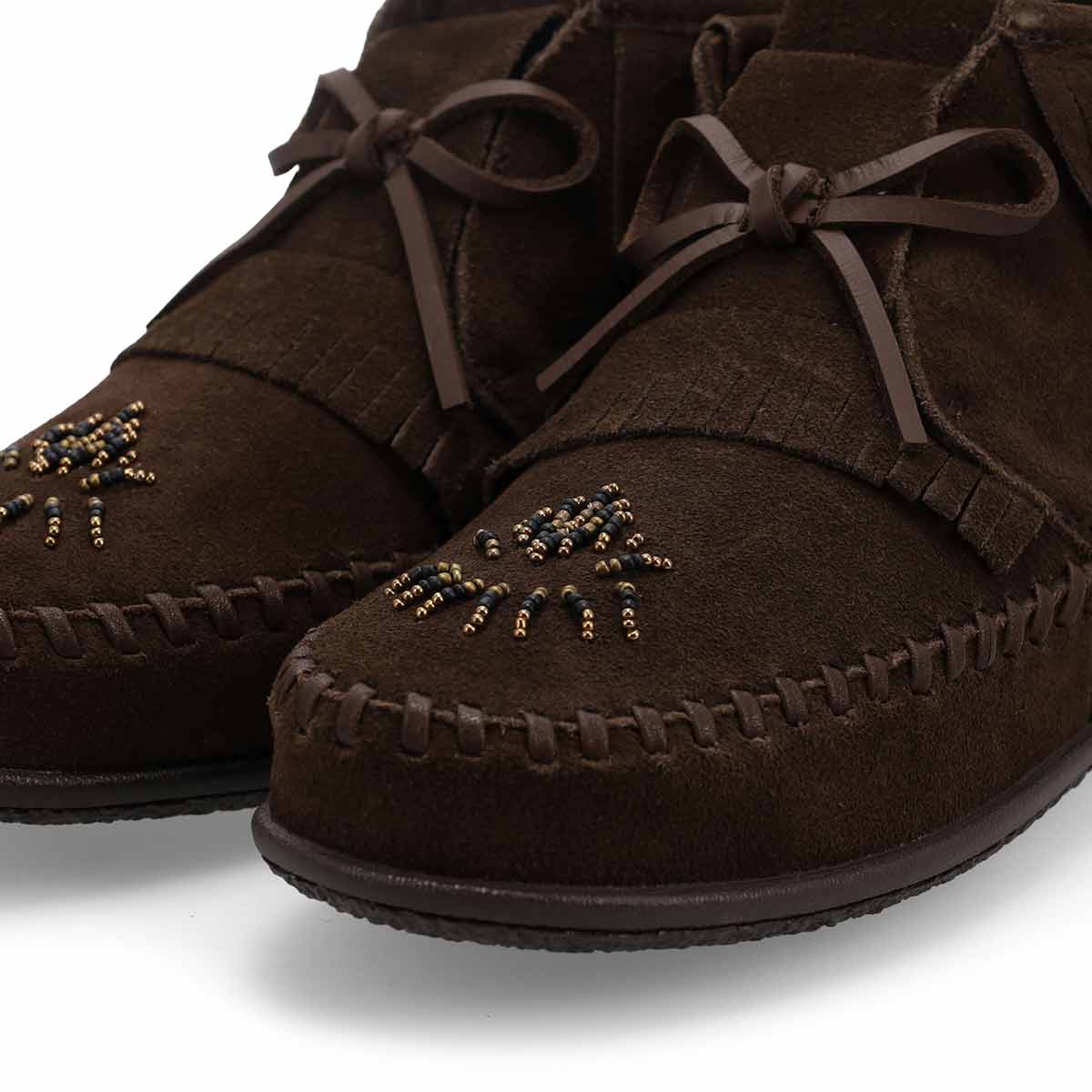 Women's SoftMoc Mystique Fringe Bootie - Chocolate