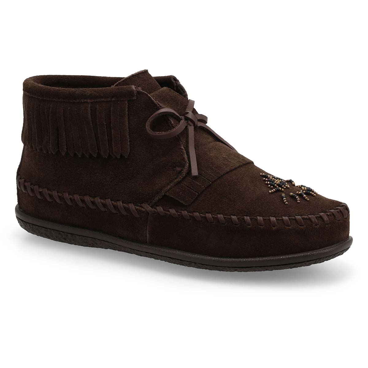 Women's SoftMoc Mystique Fringe Bootie - Chocolate