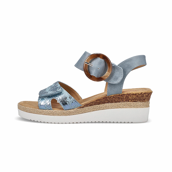 ★MAC MOC★ 3Color Minimal Gem Wedge Heel Sandals 3Cm SoftMoc Women's Nadine 93 Vegan Wedge Sandal | SoftMoc.com