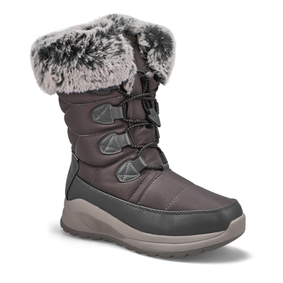 Botte d'hiver imp. Niobe, anthrac.,femme