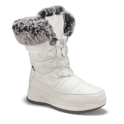 Botte d'hiver imp. Niobe, blanc, femme