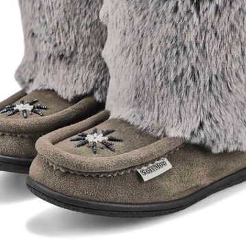 SoftMocs fausse fourrure NISKA 6 JR, gris, filles