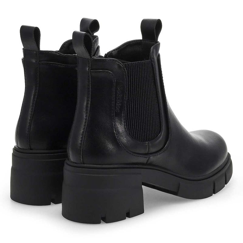 Botte imperméable végane NORQUAY 91, noir, femmes