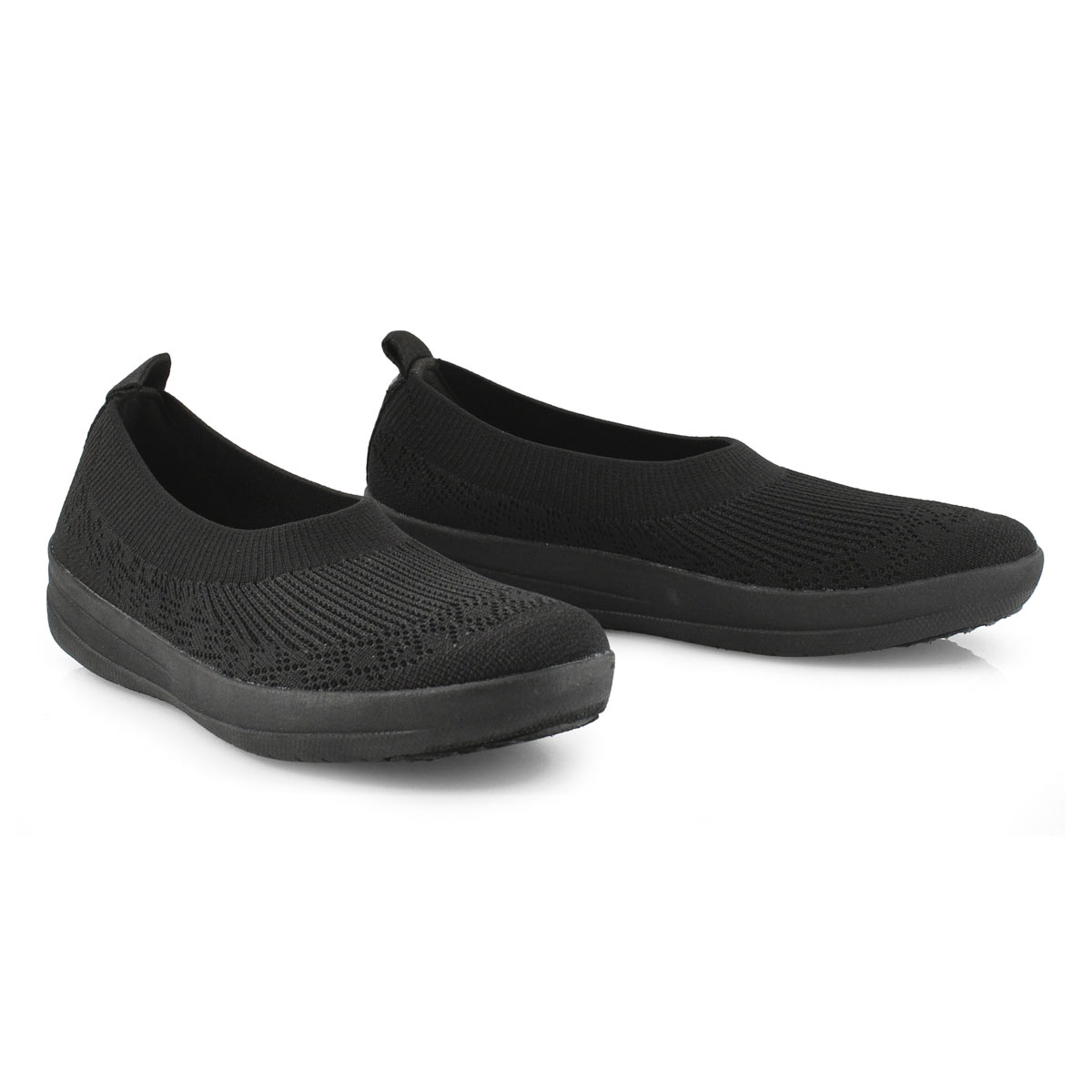 fitflop uberknit ballerina black