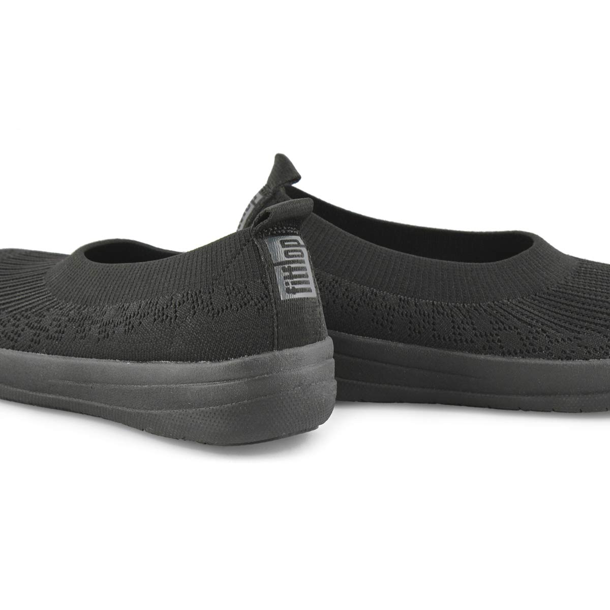 fitflop uberknit ballerina black