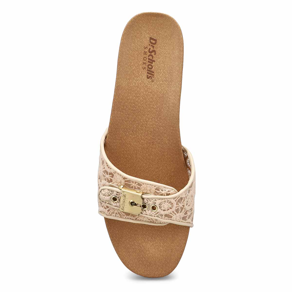 Claquette en tissu ORIGINAL TOO CROCHET, sable cubain, femmes