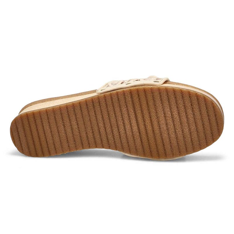 Claquette en tissu ORIGINAL TOO CROCHET, sable cubain, femmes