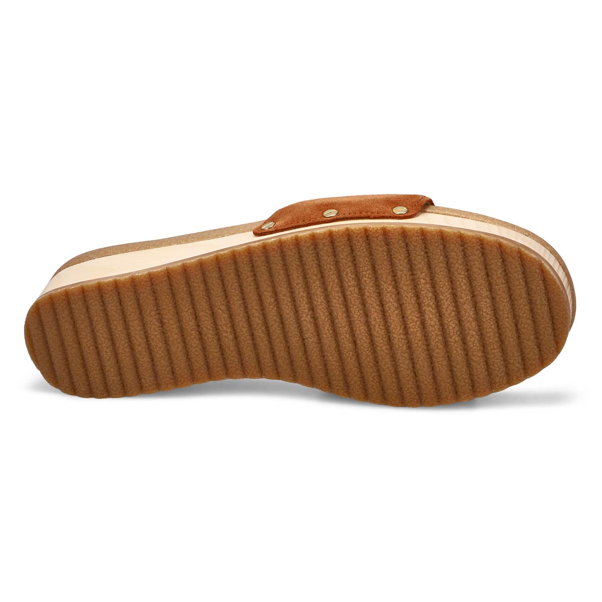 Claquette en cuir ORIGINAL TOO LEATHER, miel, femmes
