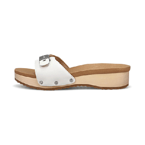 Women's Original Too Leather Slide Sandal White