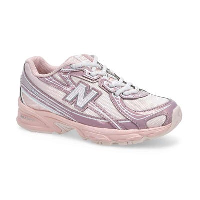 Grls 740 Lace Up Sneaker - Light Pink