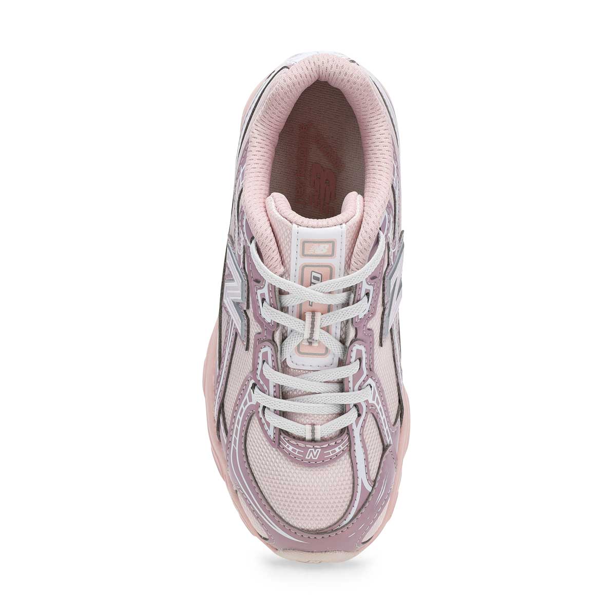 Girls'  740 Lace Up Sneaker - Light Pink