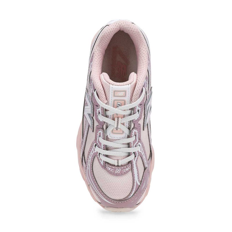 Girls'  740 Lace Up Sneaker - Light Pink