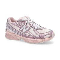 Girls'  740 Lace Up Sneaker - Light Pink