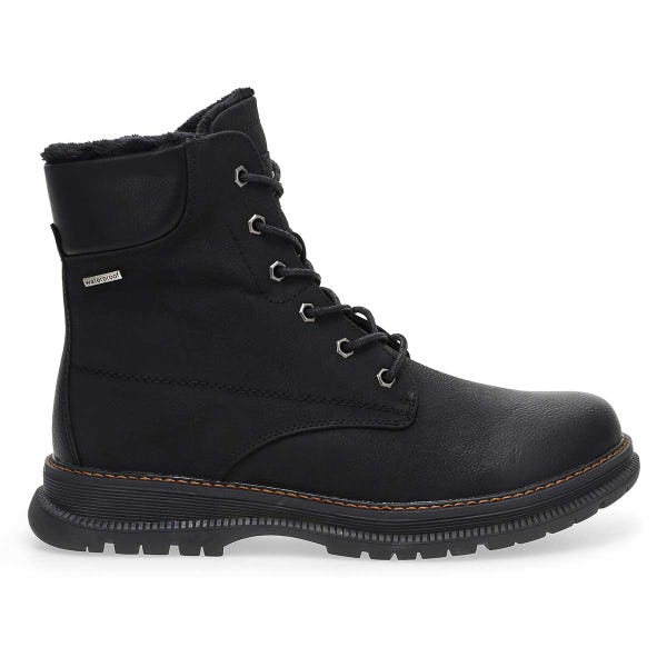 Men's Packard 01 Vegan Waterproof Combat Boot - Black