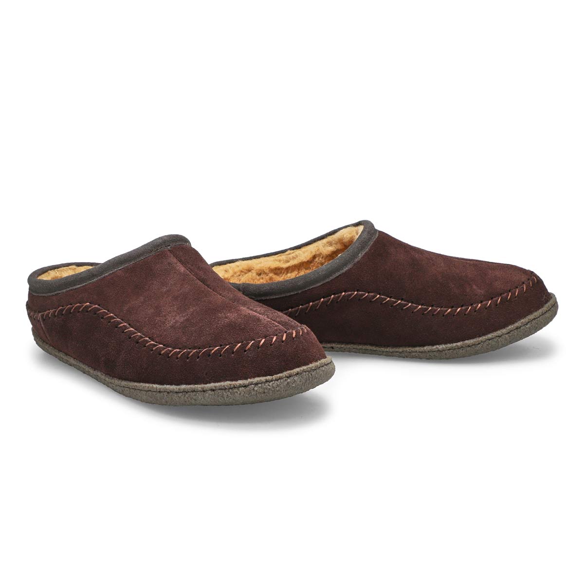 Men's Pauly III Open Back Slipper - Rootbeer