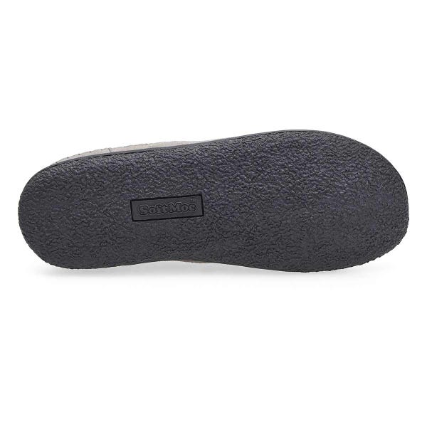 Pantoufle ouverte en suède pour hommes Pauly IV - Gris