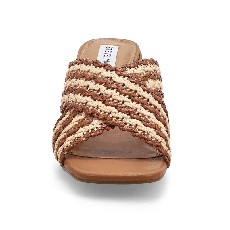 Sandale habillée PERFECT, havane/raphia naturel, femmes