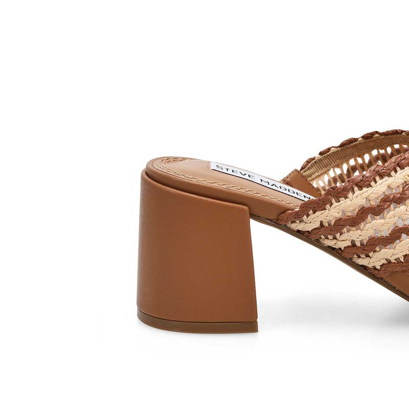 Sandale habillée PERFECT, havane/raphia naturel, femmes