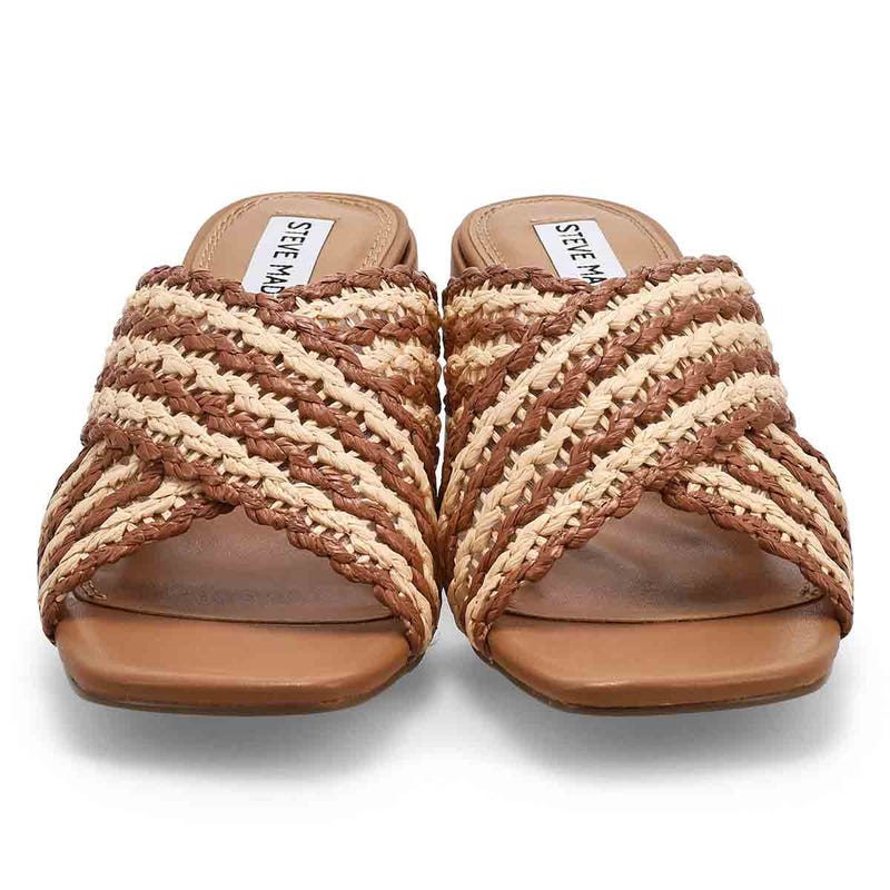 Sandale habillée PERFECT, havane/raphia naturel, femmes