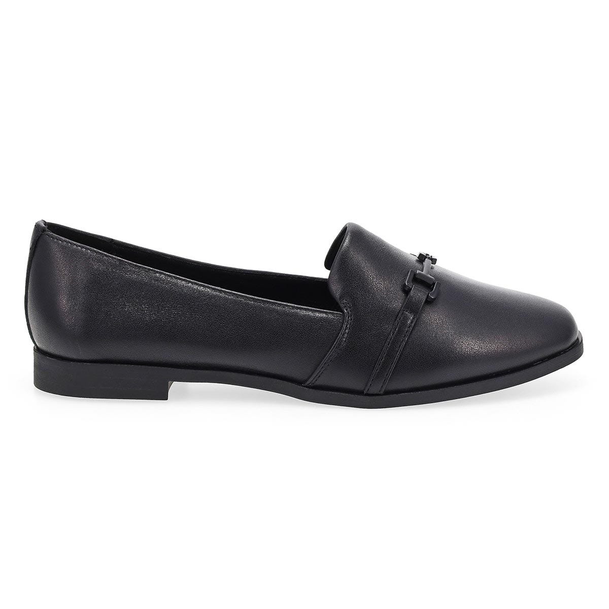 Chaussure plate  enfiler en cuir pour femmes Peyt